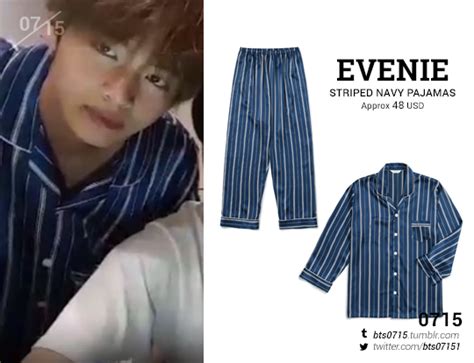 taehyung burberry pajamas price